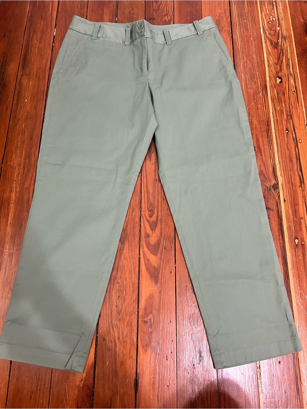 Talbots Women's Green and Khaki Trousers